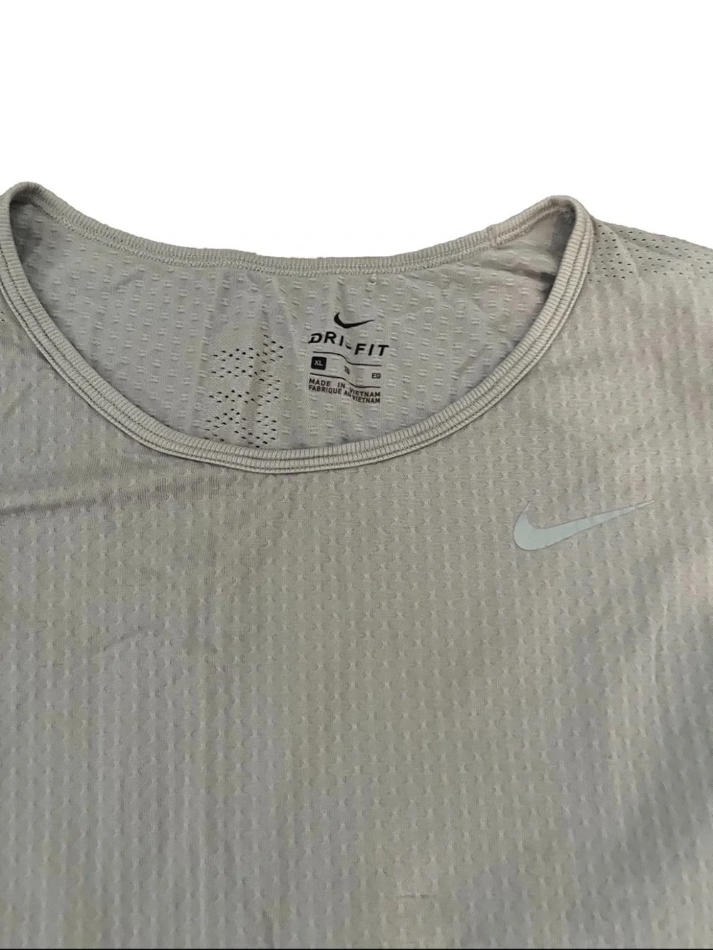Nike Dri Fit Women's Long-Sleeve Performance Top - Taupe Gray